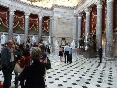 Capital Building tour - each state provides 2 statues of their important people