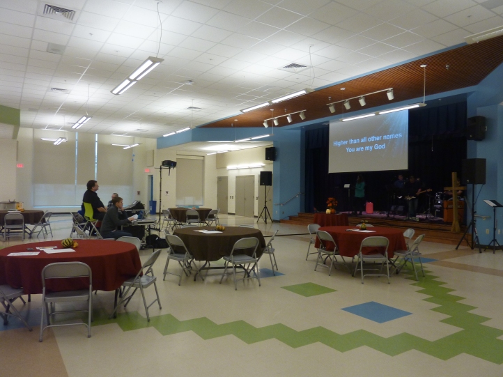 Oakdale Church Clarksburg Campus where Cristin is Children's and Young Adults Minister. It is held in Wilson Wims Elementary School.