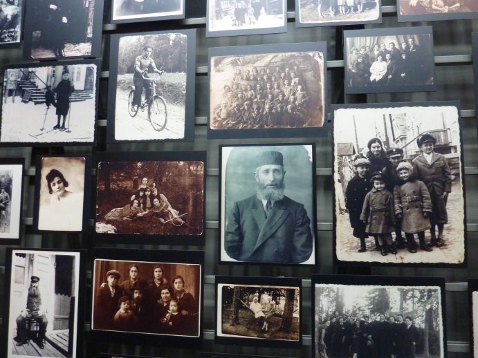 Holocaust Museum - Pictures of people from a village where everyone was killed